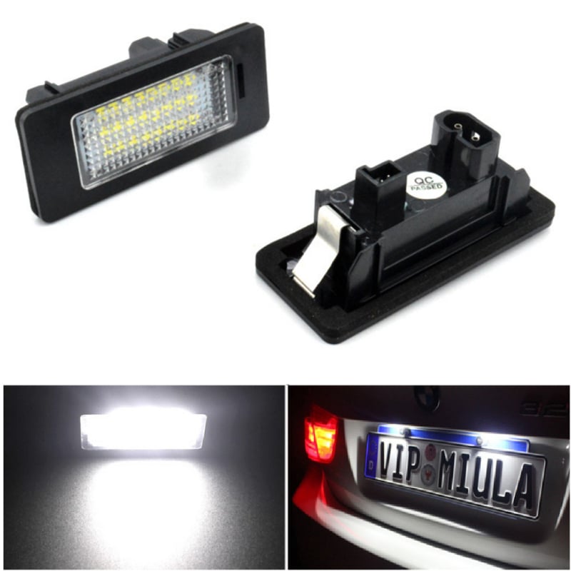 BMW E39/E82 LED лампа за регистрационен номер, 12V, 5W, 2835 LED, 8000K, 500000h
