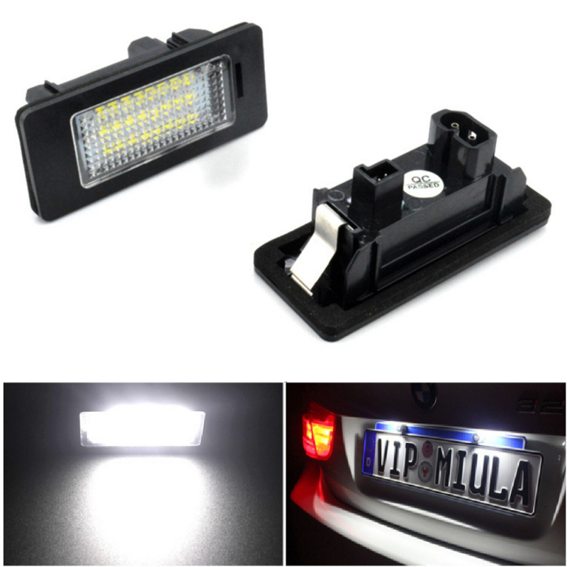 Lampă LED pentru plăcuța de înmatriculare BMW E39/E82, 12V, 5W, 2835 LED, 8000K, 500000h