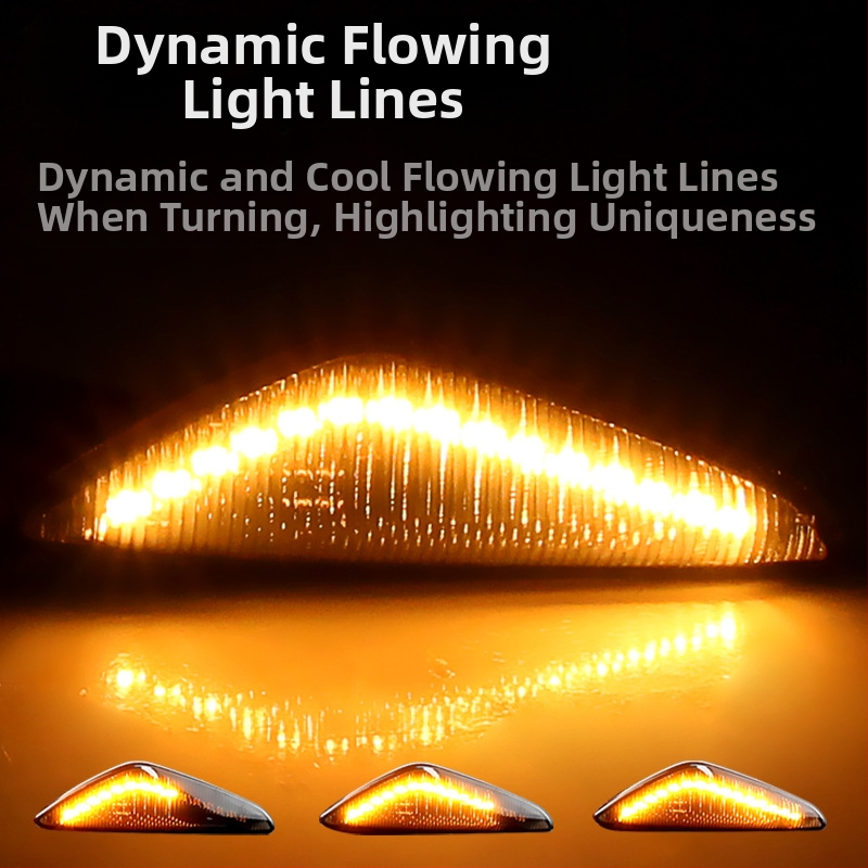 BMW E70/E71 X3/X6 LED страничен мигач — 12V, 6000K, 3W, модел PZ068-2LY