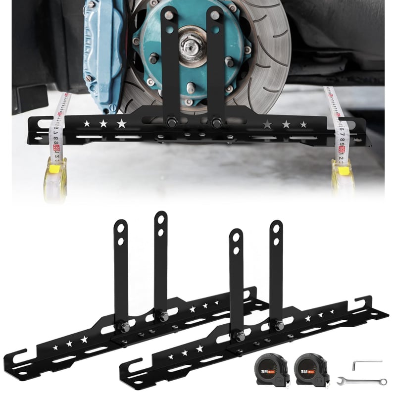 Teherbírású kerék-beállító készlet, alumínium ötvözet; általános felhasználás; adapterrel kompatibilis; testreszabás nélkül