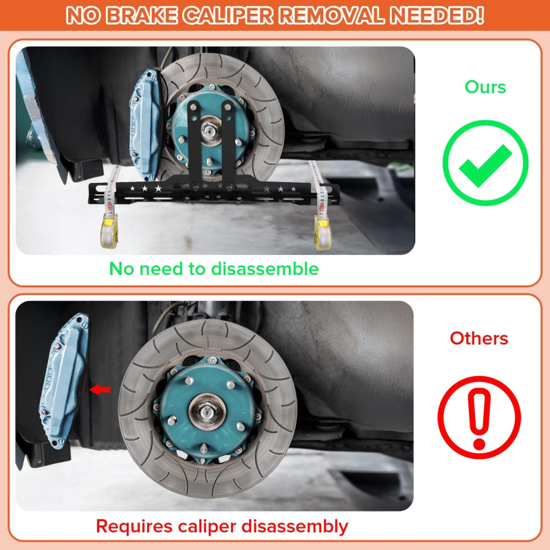 Teherbírású kerék-beállító készlet, alumínium ötvözet; általános felhasználás; adapterrel kompatibilis; testreszabás nélkül