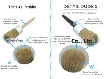 Automobilio plovimo šepetėlis su mišriomis šerpelėmis — 3–5 dalių rinkinys vidiniam ir išoriniam valymui