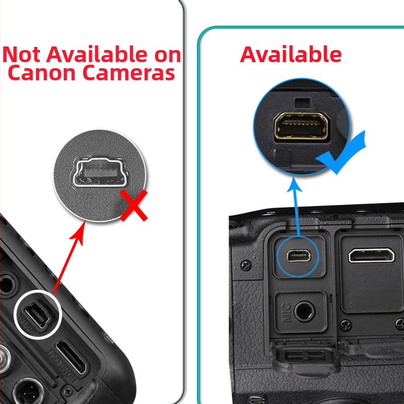 OTG USB-C към 8P адаптер кабел за Nikon Coolpix 2100 / P5 / S4 — свързва мобилен телефон с камера (меден проводник)