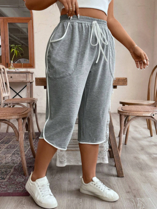 Дамски ежедневни къси панталони с права кройка и висока талия, полиестер + еластан, без гладене, летен модел 2024, стил японско-корейски лайт