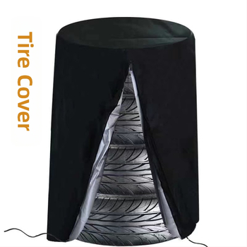 Калъф за автомобилна резервна гума, универсален, от Oxford плат, BIG L, Nordic стил, модел W, прахозащита и съхранение