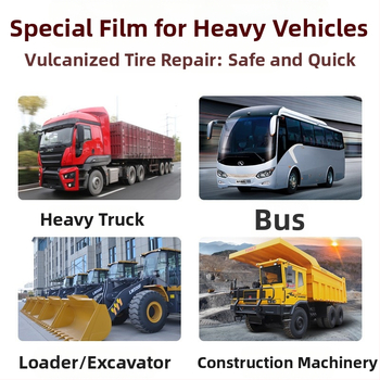 Nine Books φιλμ επισκευής ελαστικών από καουτσούκ – εννέα τεμάχια σετ κρύας επισκευής για λεωφορεία και φορτηγά