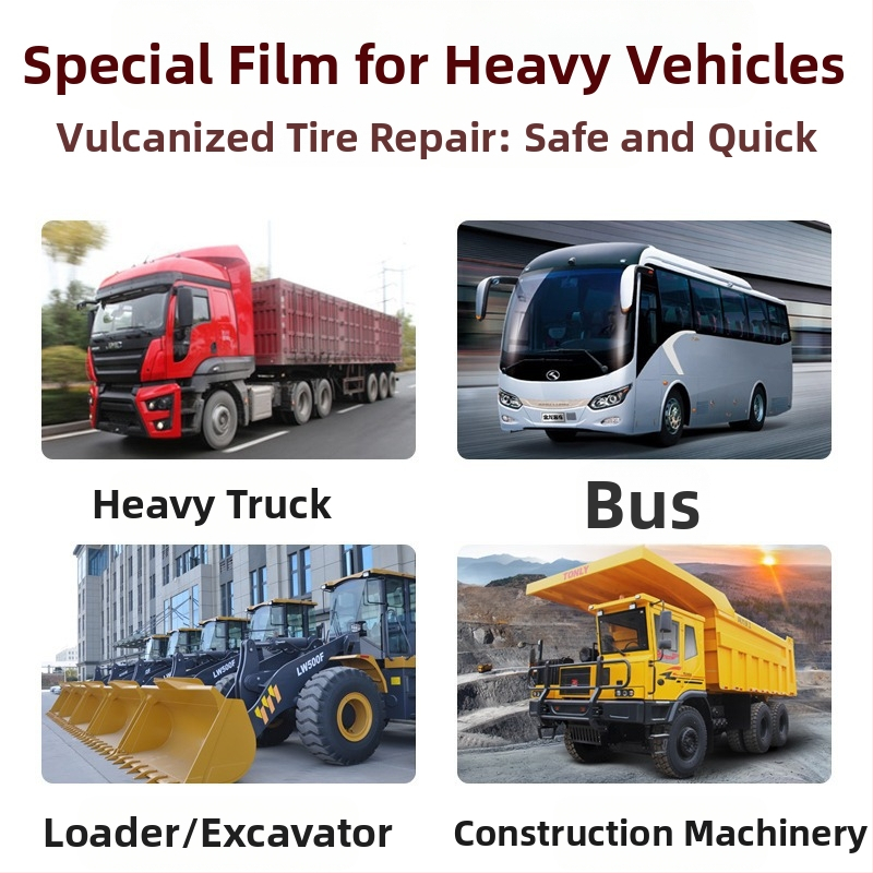 Nine Books ремонтен филм за гуми – деветчастен комплект за студен ремонт, за автобуси и камиони