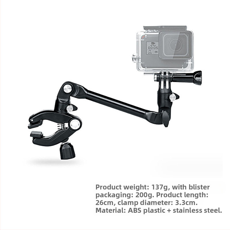 Držiak na GoPro príslušenstvo s 360° otáčaním, viacfunkčná spona, materiál PC a nehrdzavejúca oceľ, značka Youyixin