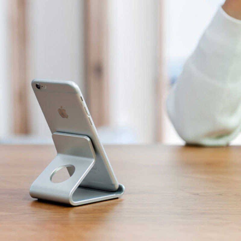 Galda statīvs telefoniem un planšetdatoriem – alumīnija sakausējums, universāla savietojamība, modelis Ap-4d