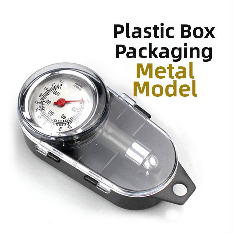 Манометр за налягане в гумите с метално тяло, висока прецизност, диапазон 28-35, дисплей KG/CM2