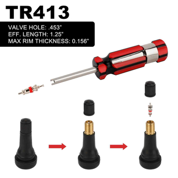 Set valve pentru anvelope tubeless – cupru, montaj filet, cavitatea nucleului obișnuit, compatibil cu mașini, motociclete și biciclete