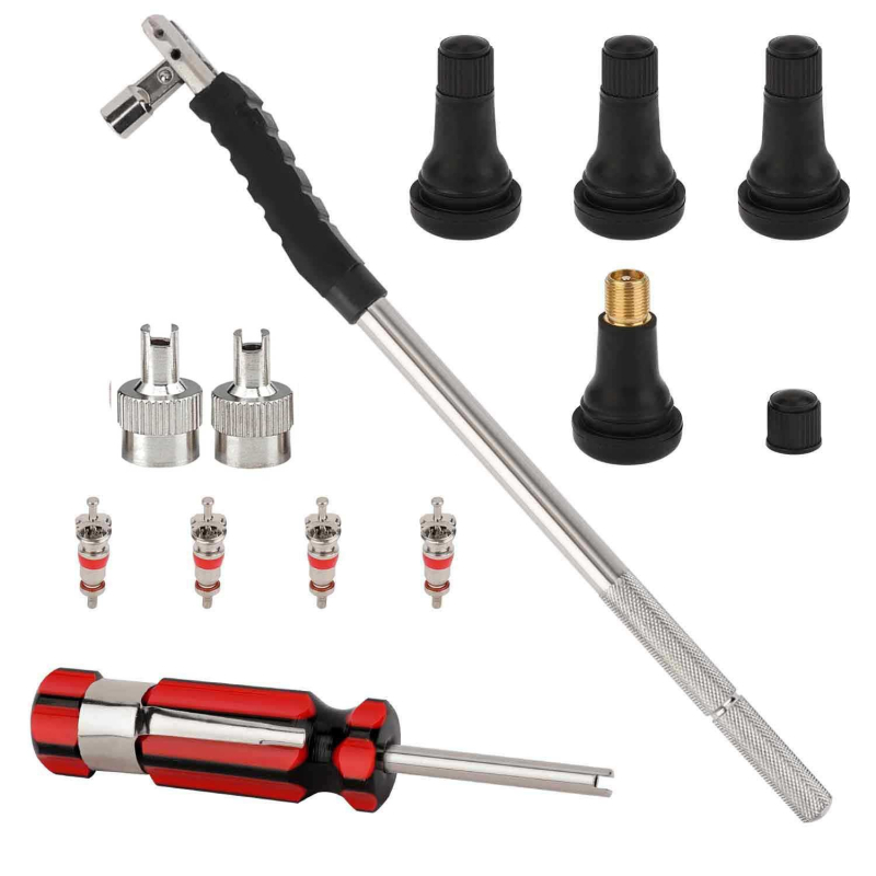 Set valve pentru anvelope tubeless – cupru, montaj filet, cavitatea nucleului obișnuit, compatibil cu mașini, motociclete și biciclete