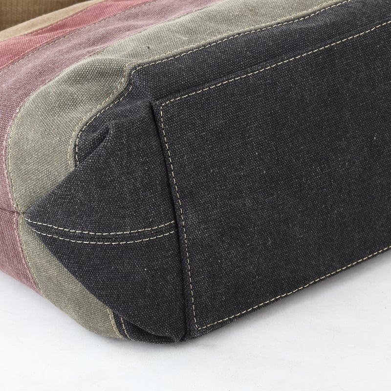 Váll tote vászonból üzleti utazásokhoz: függőleges négyzet alakú forma, cipzáras nyitás, belső zsebek: cipzáras zseb, telefontartó zseb, ID zseb