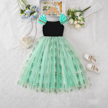 Paula Φόρεμα Φωτογράφισης για Κορίτσια – Δίκτυο Πολυεστέρας 85% με Βαμβακερή Επένδυση, Ηλικίες 3–8, Φθινόπωρο