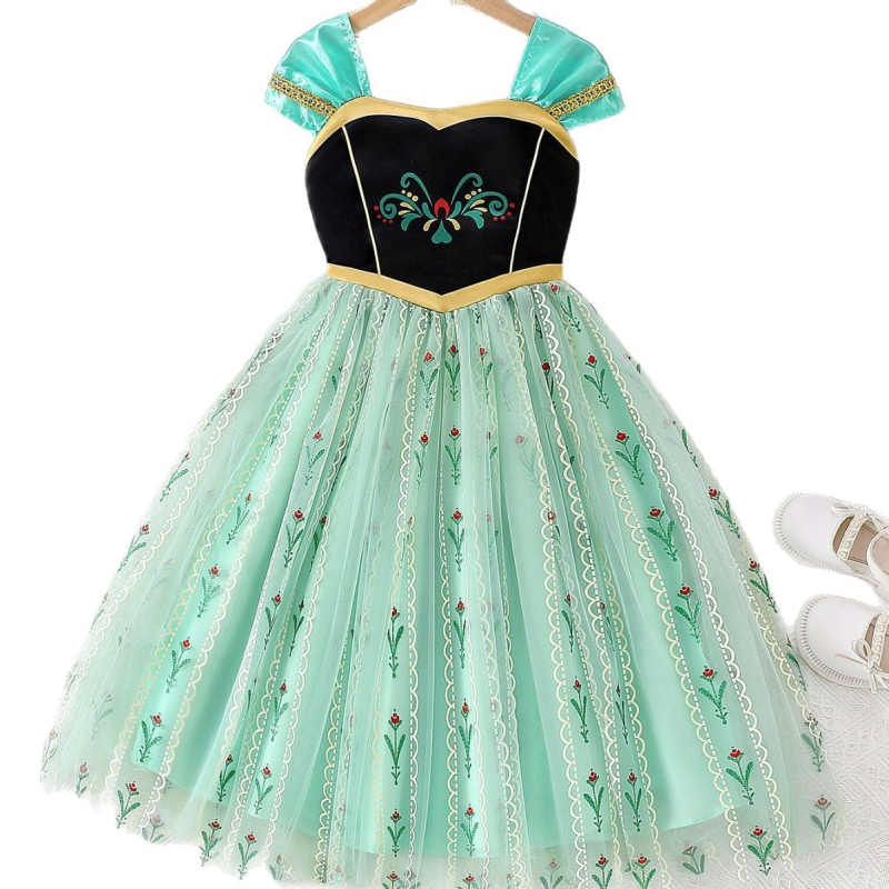 Paula Gyerekeknek Fotózásra Szóló Ruha – Hálószövet Poliészter 85% Béléssel, 3–8 éves Lányoknak, Ősz