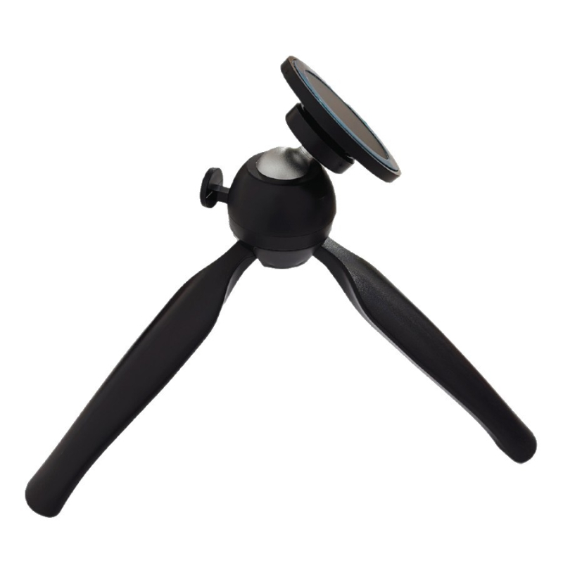 Επιτραπέζιο φορητό τρίποδο με μικρή κεφαλή-σφαίρα για κινητά, ABS σώμα, βίδωμα 1/4", φόρτος 800 g, μονοτμηματικός σχεδιασμός