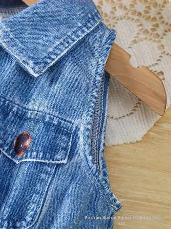 Φορμάκι/φορεματάκι για κορίτσι χωρίς μανίκια, με γιακά τύπου πουκάμισου, ψηφιακή εκτύπωση με ζωϊκό θέμα, στυλ πριγκίπισσα, ύφασμα Milk Silk, φόδρα 100% πολυεστέρα, για 1–3 ετών