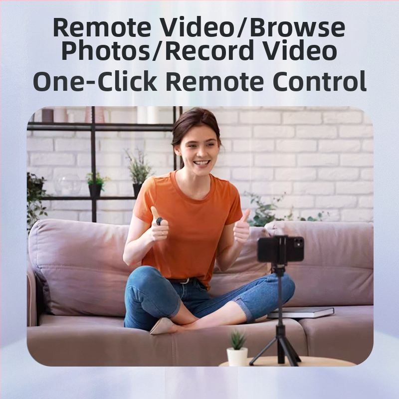 Bluetooth дистанционно за пръстен за мобилно видеозаснемане и превъртане на страници, модел J6, Bluetooth 4.2, ABS корпус, 5 g