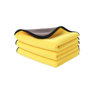 Yirun πετσέτα καθαρισμού αυτοκινήτου, διπλής όψης κοραλλένιο βελούδο, παχύτερη, υψηλής απορροφητικότητας, γρήγορο στέγνωμα