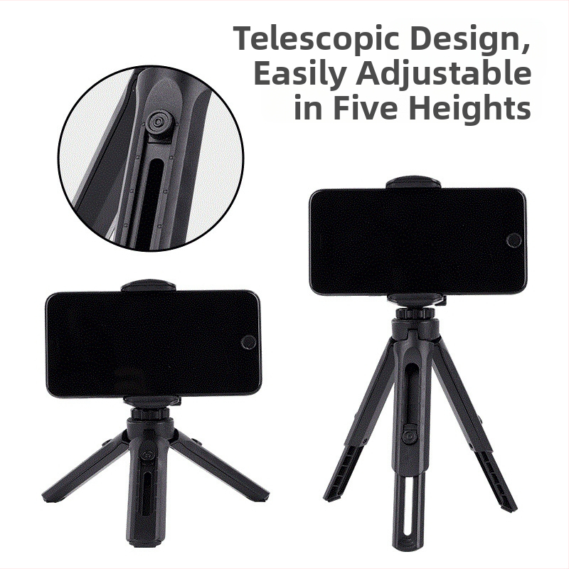 Телефонен трипод за настолен монтаж – модел K530, ABS пластмаса, носимост до 2 кг, тегло 80 g