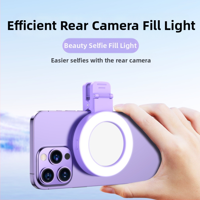 Огледало за селфи за задната камера на телефона с магнитно закрепване, модел TH-255, универсална съвместимост, поддържа авторизирани частни марки