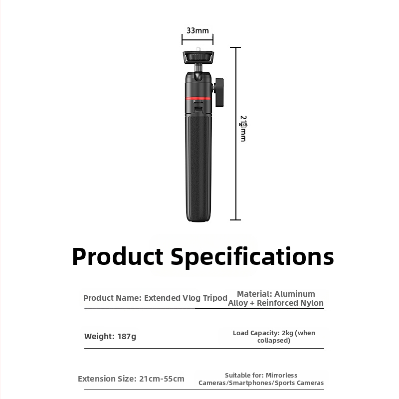 Mini stolný lazy stojan na fotoaparát a telefón, hliníková konštrukcia, prispôsobiteľný, všeobecný štýl