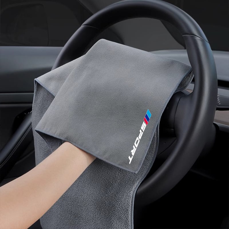 Кърпа за миене на кола, suede материя, AB прежда, 500 г/м², многофункционална, възможност за печат на лого