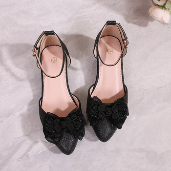 Παιδικά σανδάλια με ανοιχτό δάχτυλο και αγκράφα, από τεχνητό δέρμα, ζωικό μοτίβο, σόλα TPR, για ηλικίες 7-16, άνοιξη 2024