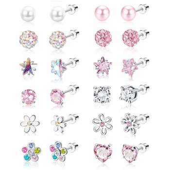 Szív alakú fülbevalók rozsdamentes acélból, elektroplatírozás, Xiyang Jewelry, elegáns stílus