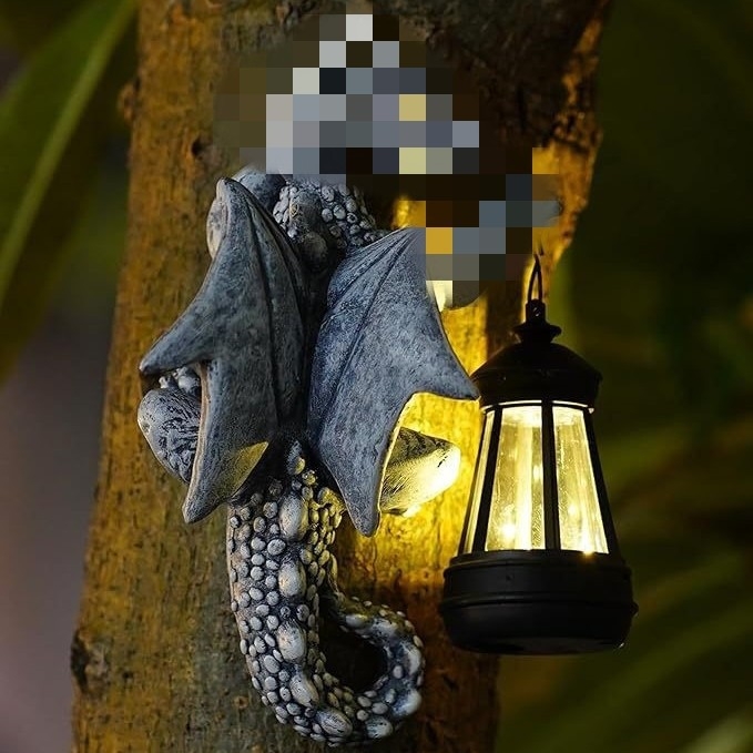 Динозавър-драконова висяща лампа от синтетична смола – Lema Sz56_