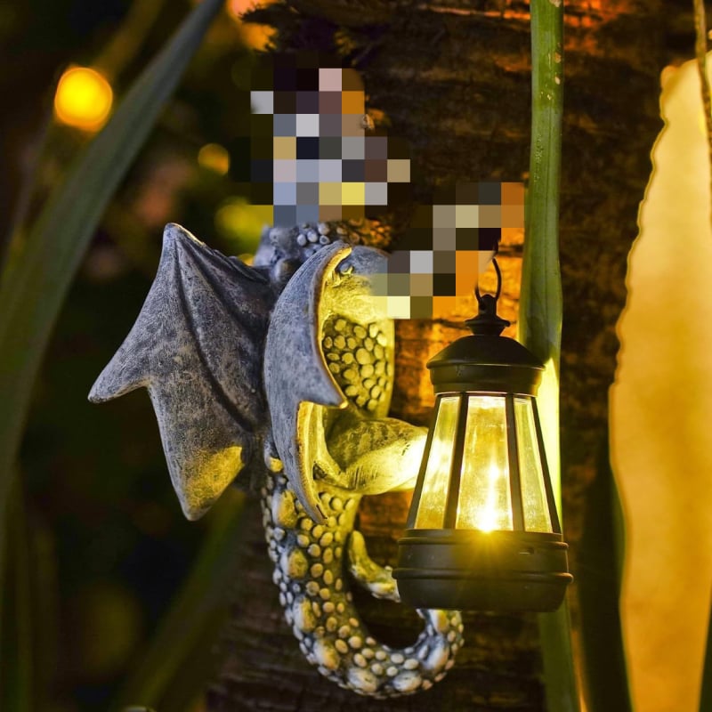 Динозавър-драконова висяща лампа от синтетична смола – Lema Sz56_