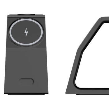 3-σε-1 μαγνητικός ασύρματος φορτιστής γρήγορης φόρτισης, έξοδος 15W, QC3.0, συμβατό με Apple Watch και MagSafe ακουστικά