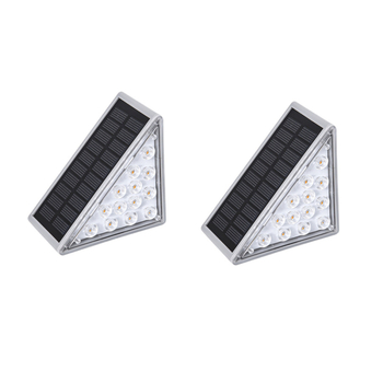 Napelemes kertészeti lépcső lámpa, kültéri falikar, üveg, modell YY0147, 6–12 órás folyamatos világítás, érzékelő