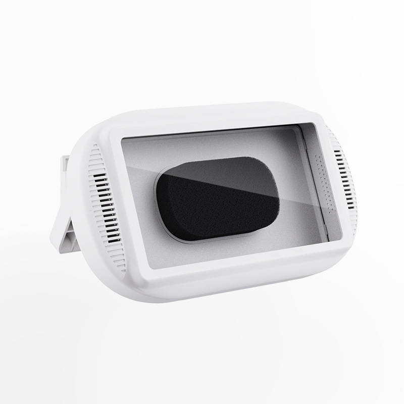 Falra szerelhető vízálló telefontartó fürdőszobába, 360°-os forgású, összecsukható és teleszkópos, fúrás nélküli