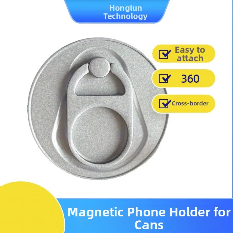 Zliatinový prstenný stojan na telefón s magnetickým uchytením, dizajn Coca-Cola plechovky, podpora prispôsobenia