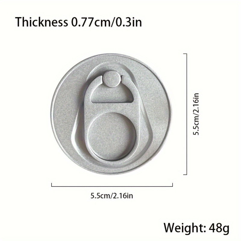 Ötvözetből készült mágneses gyűrűs telefonállvány, Coca-Cola konzerv dizájnnal, testreszabás támogatott