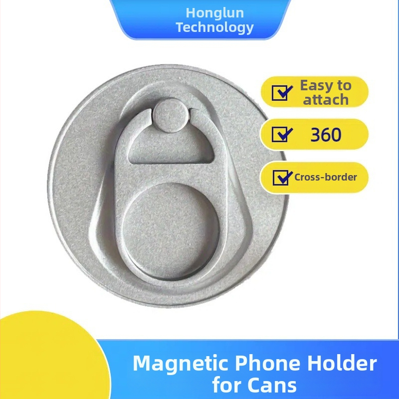 Zliatinový prstenný stojan na telefón s magnetickým uchytením, dizajn Coca-Cola plechovky, podpora prispôsobenia