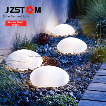 Solárna kamenná lampa vo forme srdca na vonkajšie použitie — biele svetlo, IP44, 0,5 W, 16–24 h prevádzky