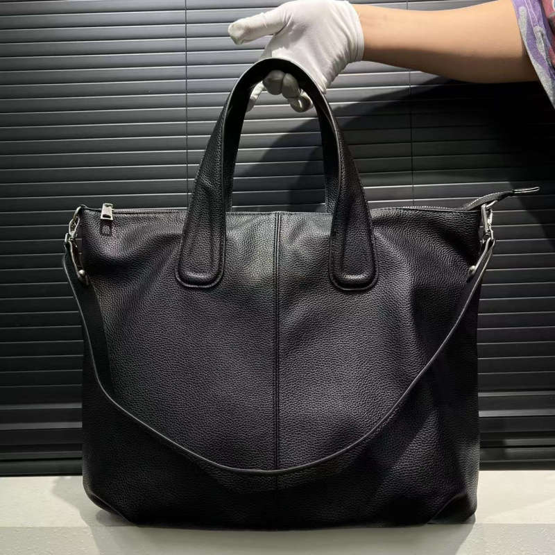 Női PU bőr válltáska, nagy kapacitás, retro minimalista dizájn, cipzáras zárás, belső zsebek (telefon, ID, kamera), dupla vállpánt