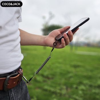 Mobiiltelefonikaelapael - TPUtoru + terastraadi konstruktsioon, silikoonköis, metallist klammer, unisex, kohandatav