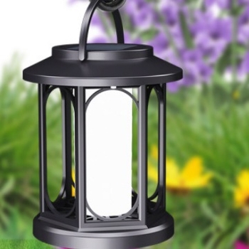 Napelemes láng alakú tájvilágítás gyephez és sétányhoz, földbe süllyeszett lámpa, IP65 LED 0,26W, 2V, 6-12 órás üzemidő (Model YY-91008D)