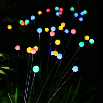 Päikesega tulukujuline aiavalgus | LED modelleeriv valgus, 6/8/10 pead, IP65, reguleeritav, tööiga 10000 tundi