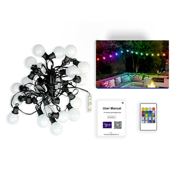 G40 nutikas LED pallidega joon, USB toide 5V, 5W, IP65 veekindel, kaugjuhtimispult