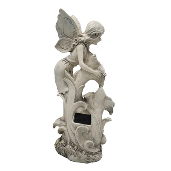 Γλυπτό αγγέλου από ρητίνη για κήπο — εξωτερικός διακοσμητικός κήπος (Υλικό: συνθετική ρητίνη; Μάρκα: Huayang Craft; Κατηγορία: Διακοσμητικά από ρητίνη; Συσκευασία: Χαρτοκιβώτιο)