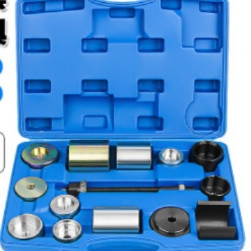 BMW tööriistade komplekt raua-ümbrise demontimiseks tagumise telje, diferentsiaali, roolivarre ja vedrustuse bušingute jaoks (masinaremont)