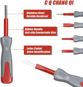 Üldine terminalide eemaldamise tööriistade komplekt — Aikool; Materjal: Muu; Rakendusala: Vaikimisi ese