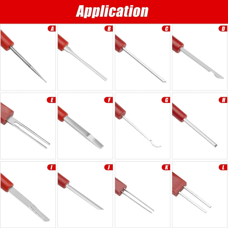 Универсален комплект инструменти за отстраняване на терминали - Aikool; Материал: Друг; Обхват на приложение: По подразбиране