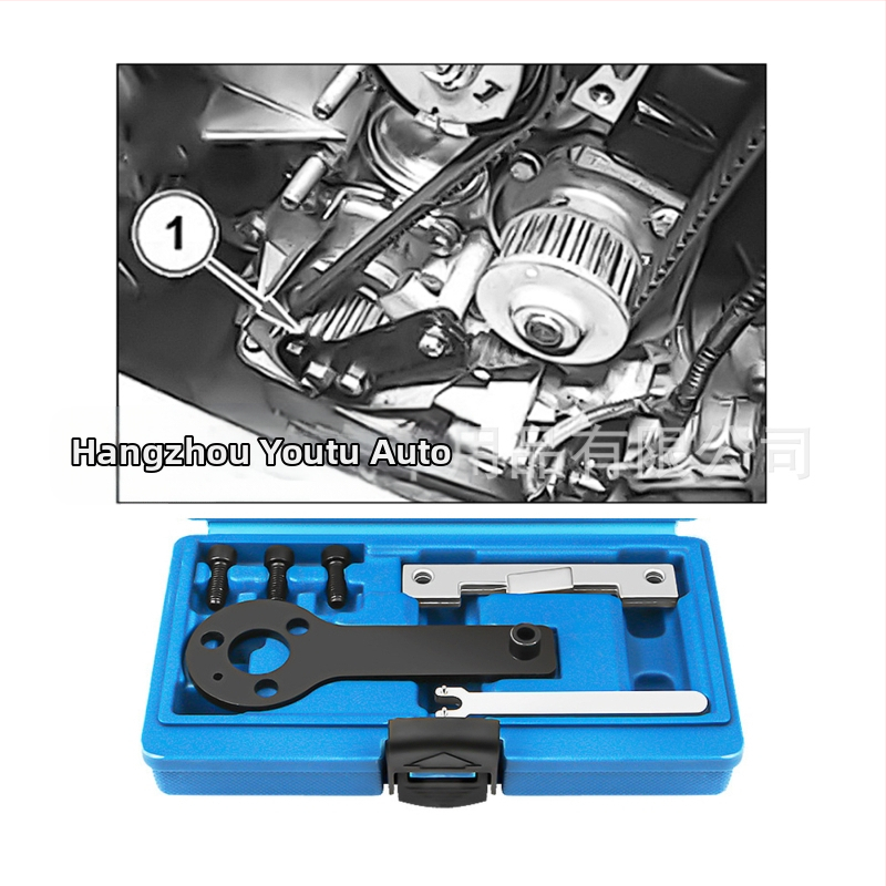 Zámkovací nástroj pre motorový časovací remeň, vačkový hriadeľ a kľukový hriadeľ, zliatinová oceľ, pre opravy strojov