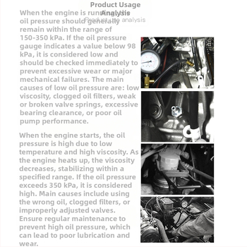 Πολυλειτουργικός μετρητής πίεσης λαδιού αυτοκινήτου για έλεγχο πίεσης κινητήρα — Μοντέλο X20, Μάρκα csxh, Υλικό: Άλλο, Εφαρμογή: Επισκευές αυτοκινήτων