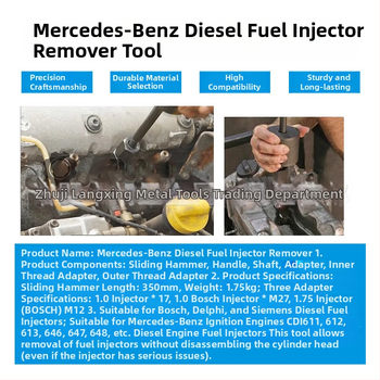 Diiselkütuse injektori eemaldamise tööriist libiseva haamriga – auto remonttööriist